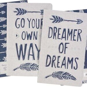 Go Your Own Way Dreamer Of Dreams Medium Notebook Paper Set Office Journal